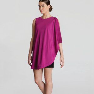 Ted Baker Fuchsia Asymmetrical Dress, SZ: 1
